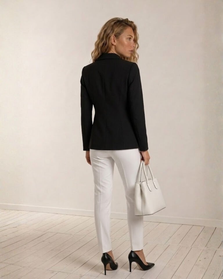 Emma Uzun Kollu Blazer Ceket - SİYAH