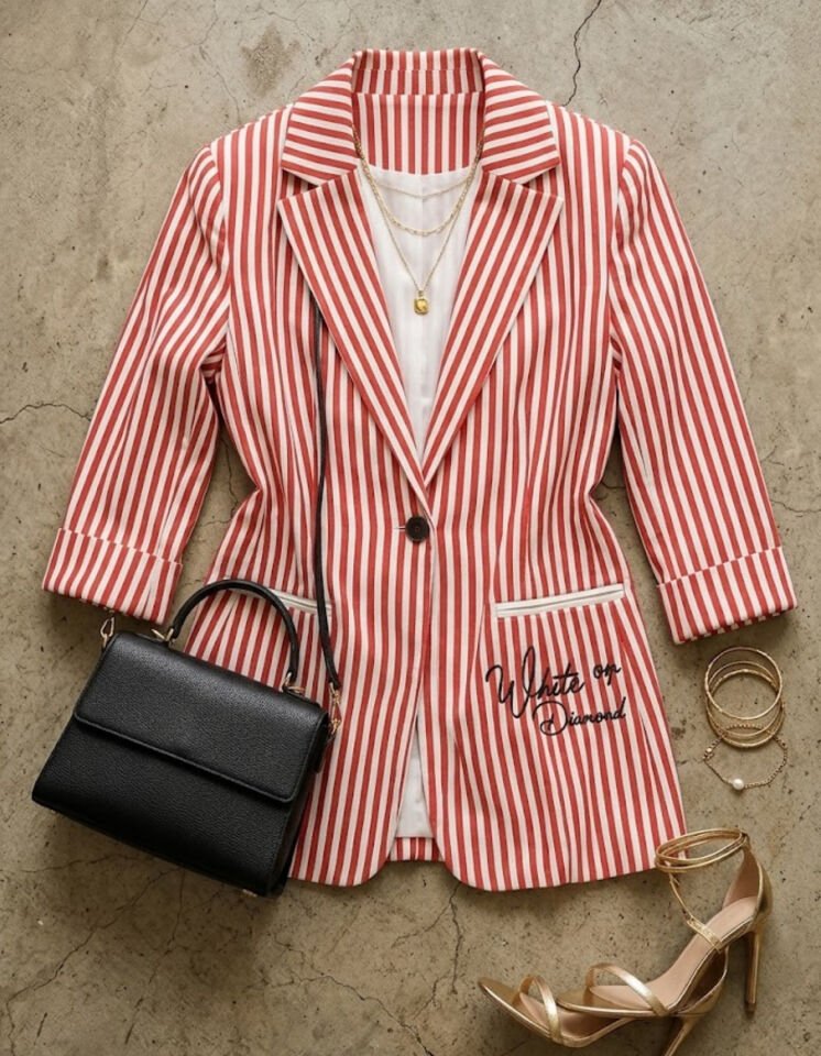 Rosa Yazlık Blazer Ceket - TURUNCU