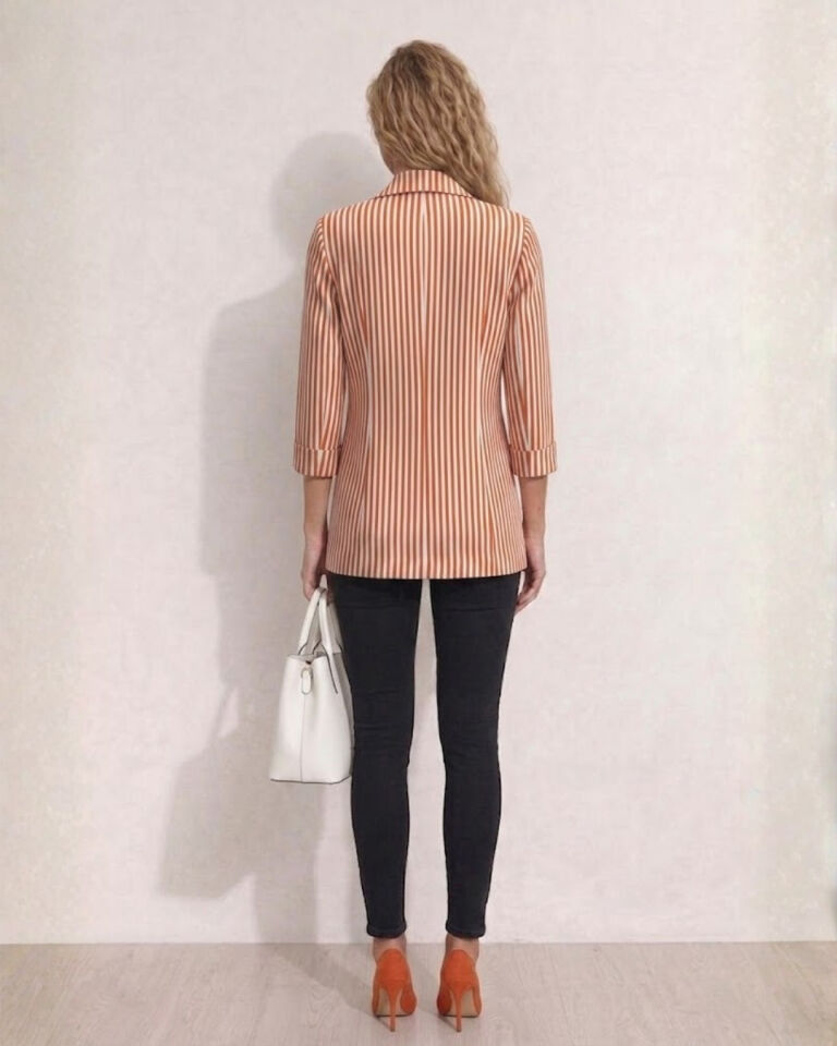 Rosa Yazlık Blazer Ceket - TURUNCU