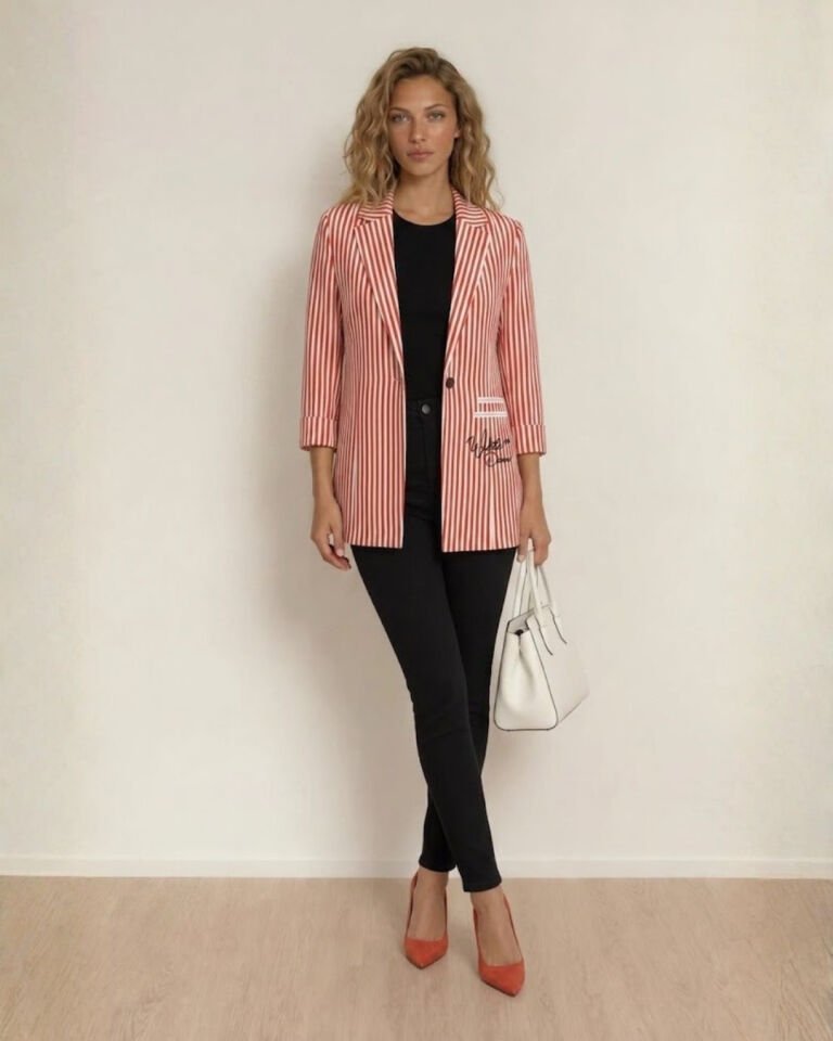 Rosa Yazlık Blazer Ceket - TURUNCU