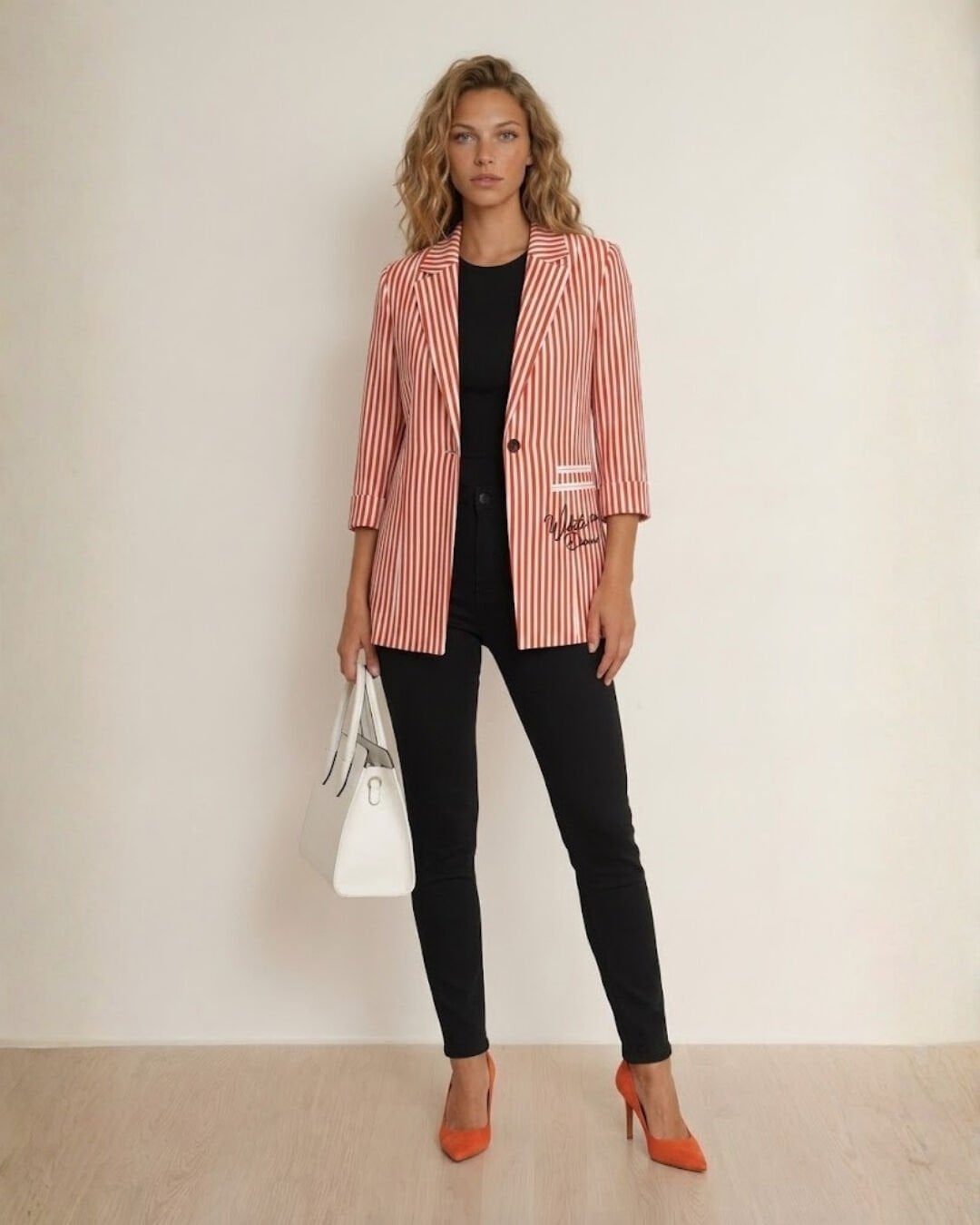 Rosa Yazlık Blazer Ceket - TURUNCU