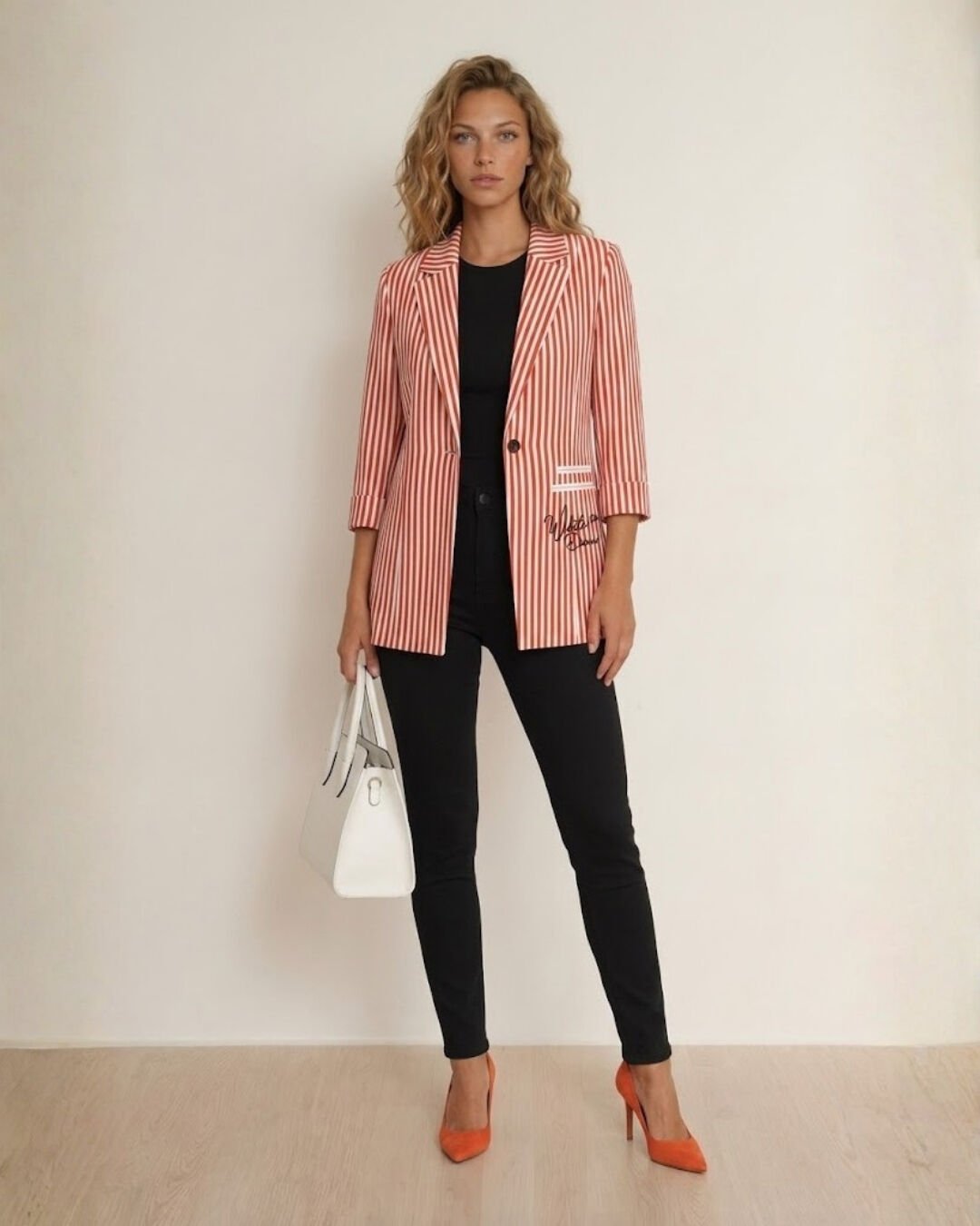 Rosa Yazlık Blazer Ceket - TURUNCU
