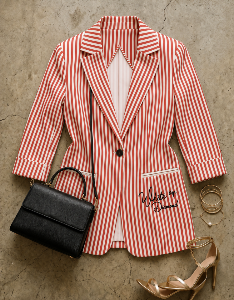 Rosa Yazlık Blazer Ceket - TURUNCU