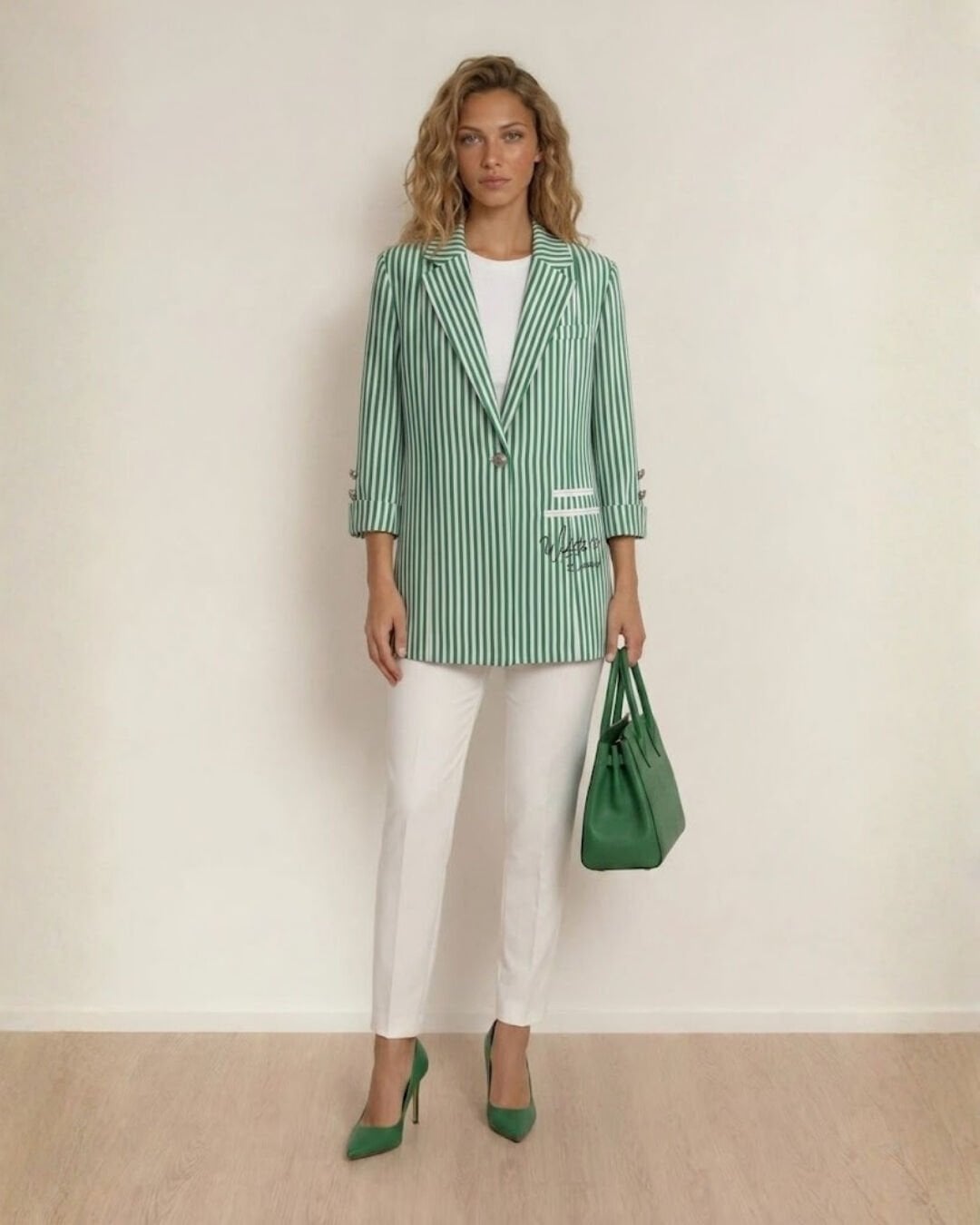 Rosa Yazlık Blazer Ceket - YEŞİL