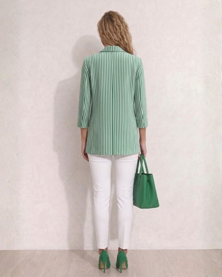 Rosa Yazlık Blazer Ceket - YEŞİL
