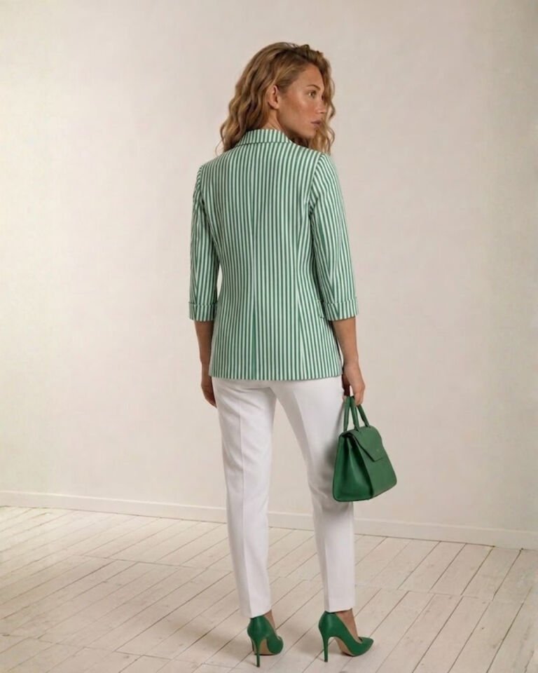 Rosa Yazlık Blazer Ceket - YEŞİL