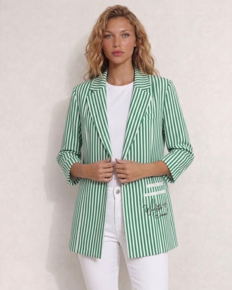 Rosa Yazlık Blazer Ceket - YEŞİL