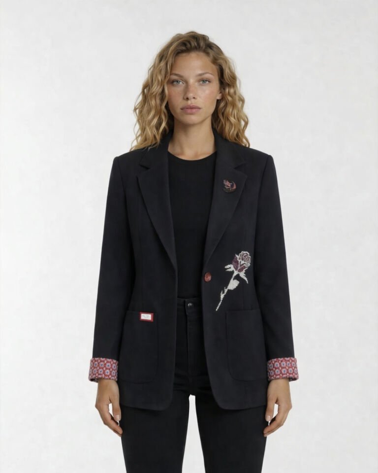 Lusia Kışlık Blazer Ceket - SİYAH