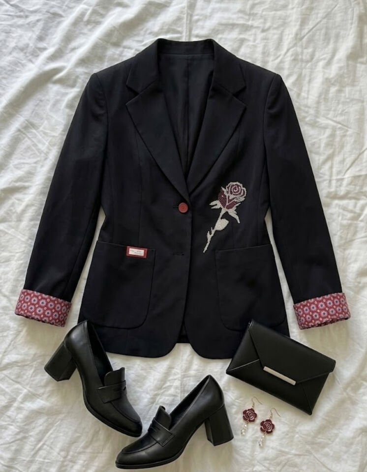 Lusia Kışlık Blazer Ceket - SİYAH