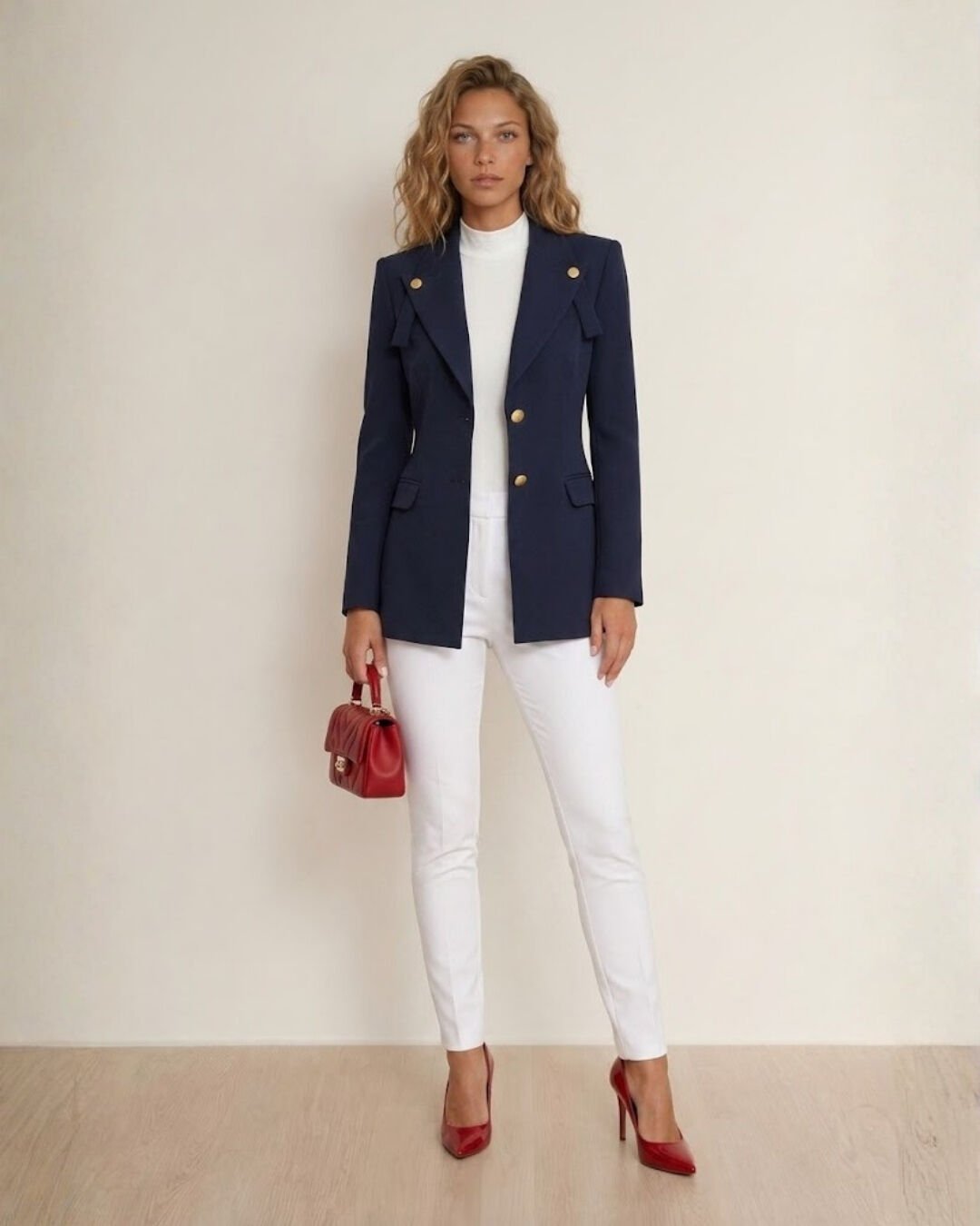 Lucia Uzun Kollu Blazer Ceket - LACİVERT