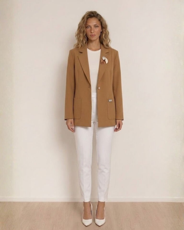 Carina Kışlık Blazer Ceket - CAMEL