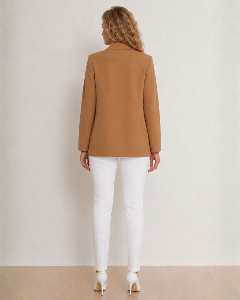 Carina Blazer Ceket - CAMEL