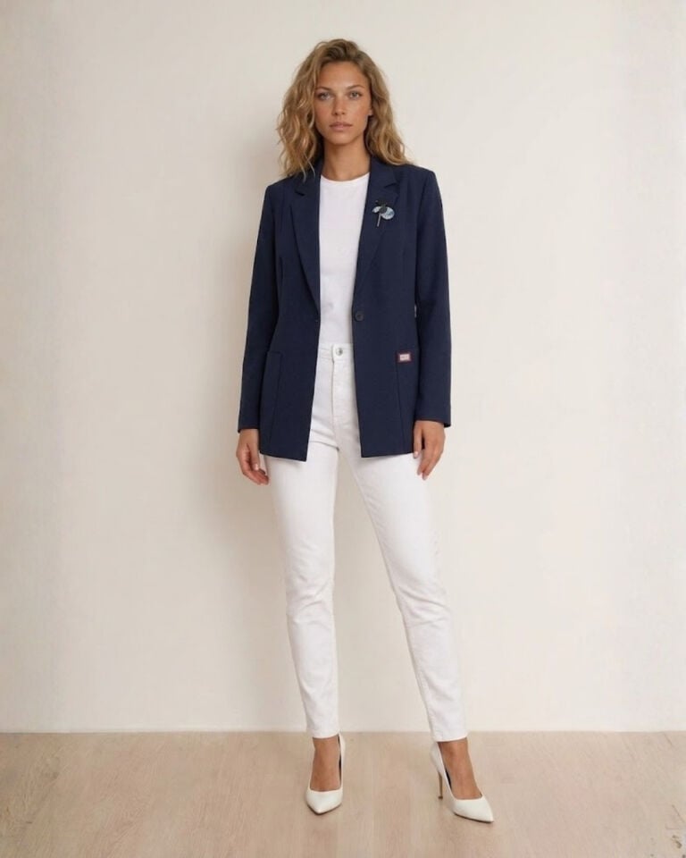 Carina Blazer Ceket - LACİVERT