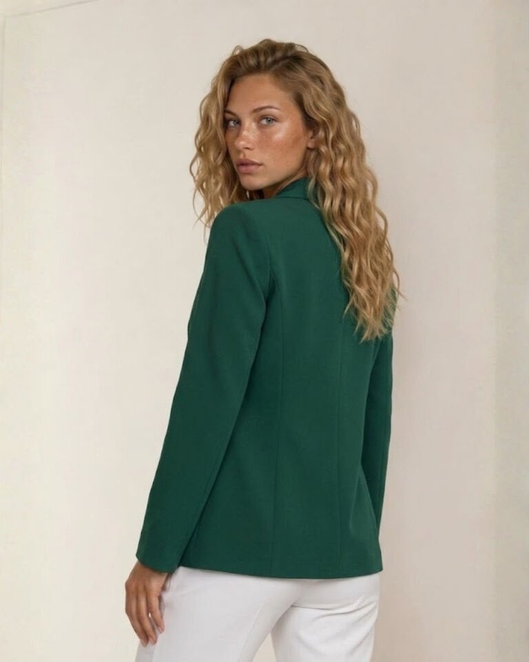 Carina Kışlık Blazer Ceket - YEŞİL