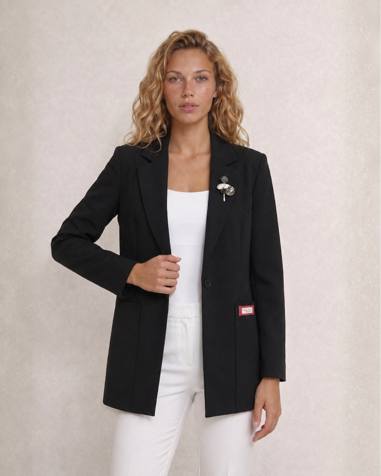 Carina Blazer Ceket - SİYAH