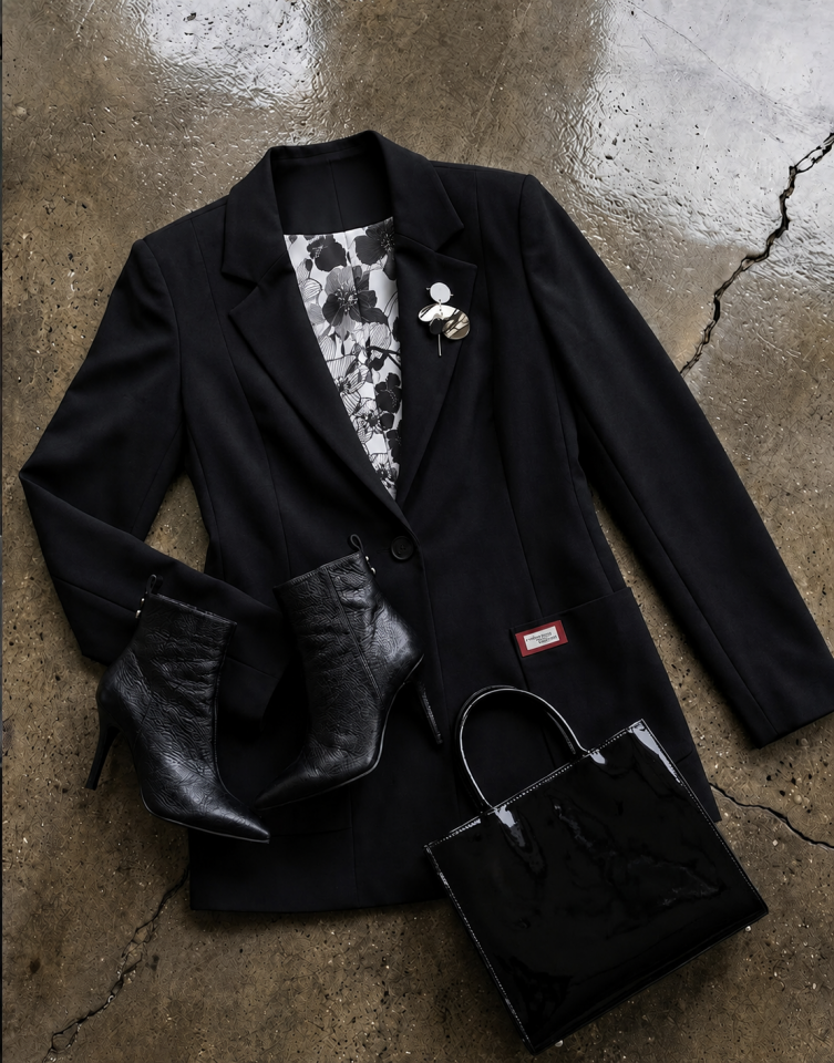 Carina Blazer Ceket - SİYAH