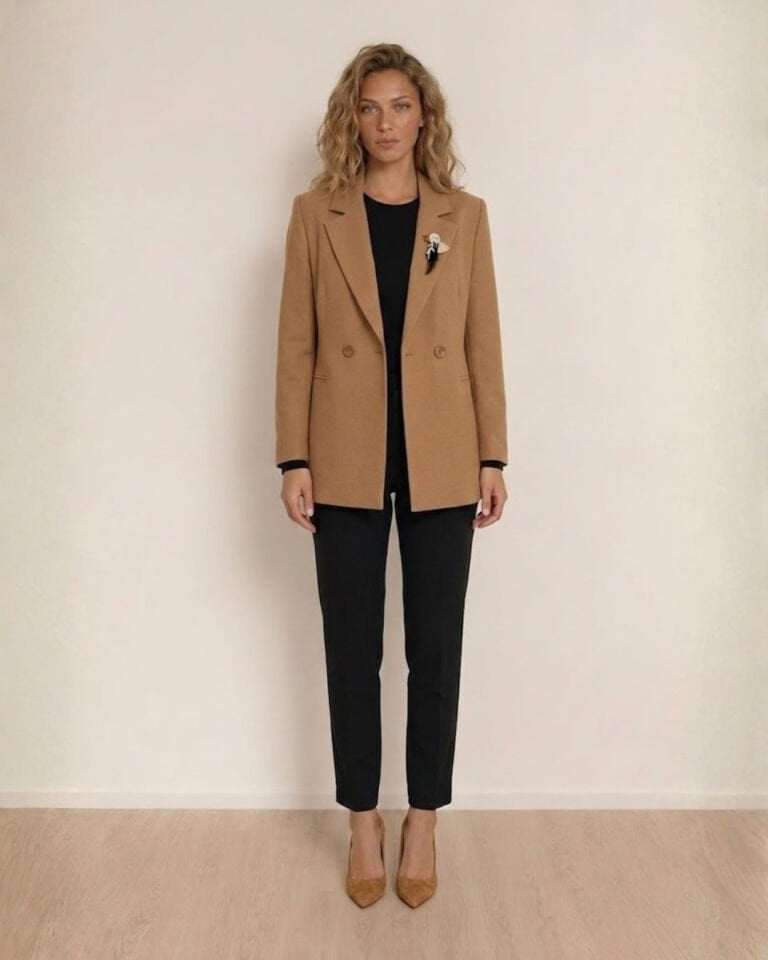 Elisa Blazer Ceket - CAMEL