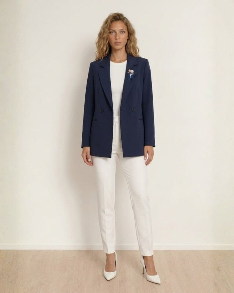 Elisa Blazer Ceket - LACİVERT