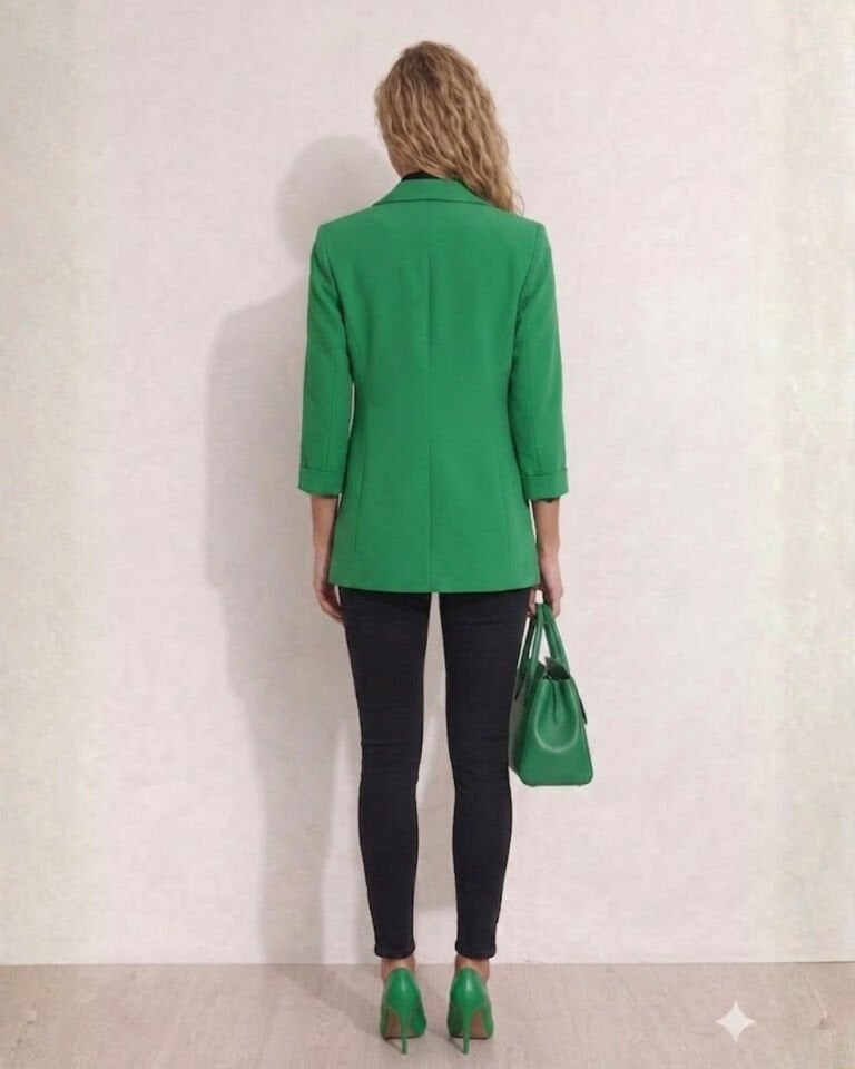 Terra Blazer Ceket - YEŞİL