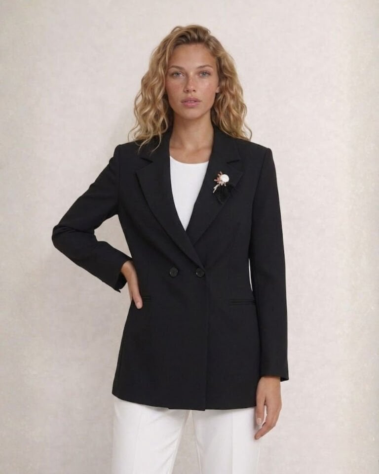 Elisa Kışlık Blazer Ceket - SİYAH