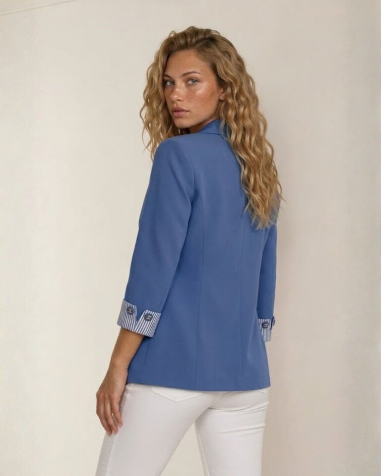 Amara Blazer Ceket - SU MAVİ