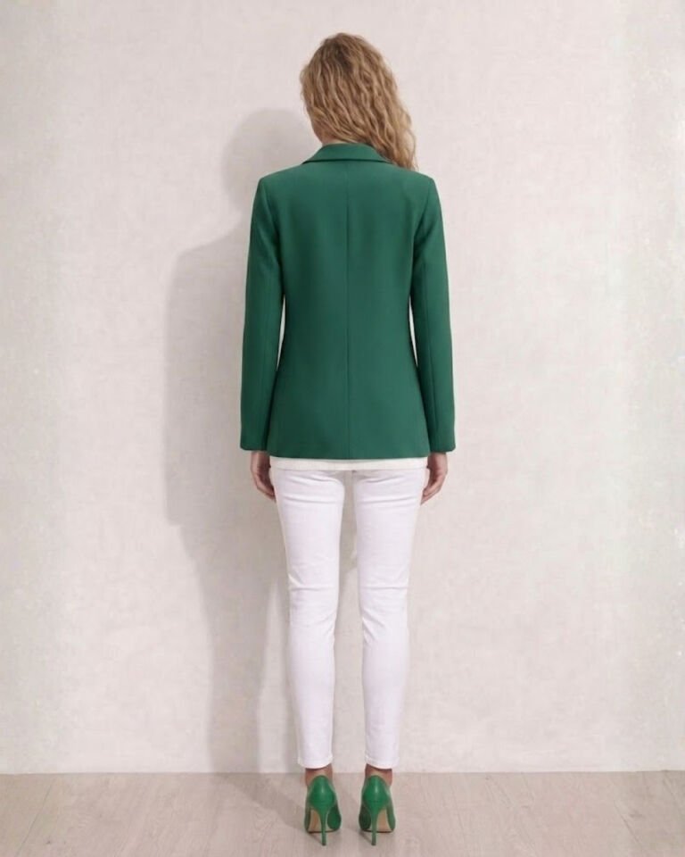 Elisa Kışlık Blazer Ceket - YEŞİL