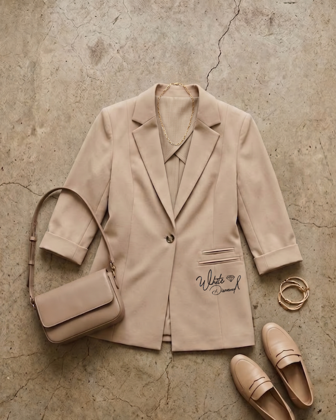 Sofia Yazlık Blazer Ceket - BEJ