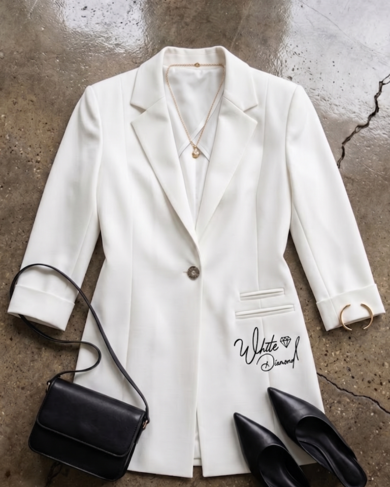 Sofia Yazlık Blazer Ceket - BEYAZ