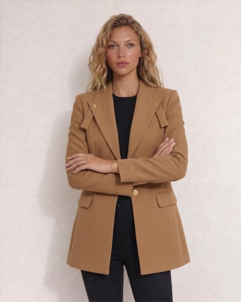 Luca Blazer Ceket - CAMEL