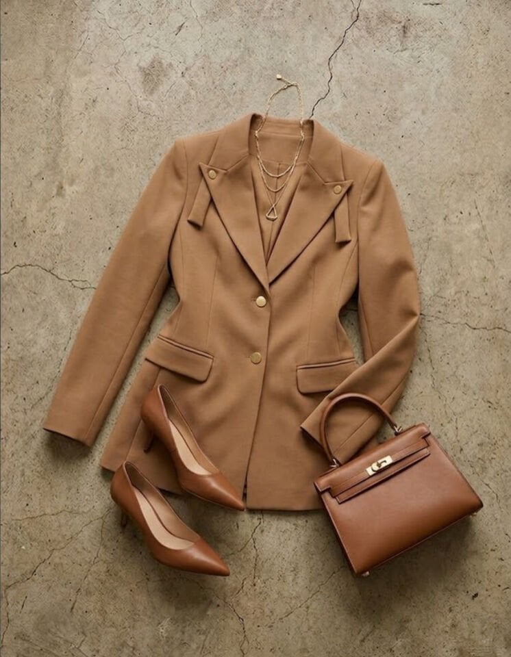 Luca Blazer Ceket - CAMEL