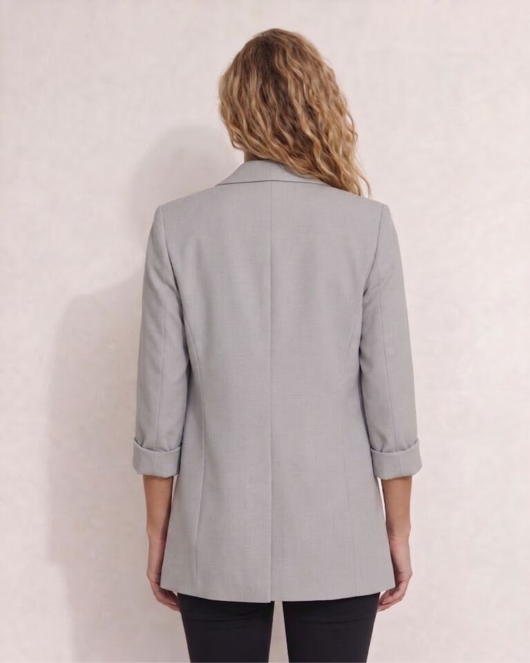 Sofia Yazlık Blazer Ceket - GRİ