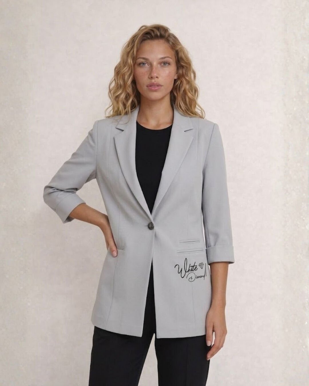 Sofia Yazlık Blazer Ceket - GRİ