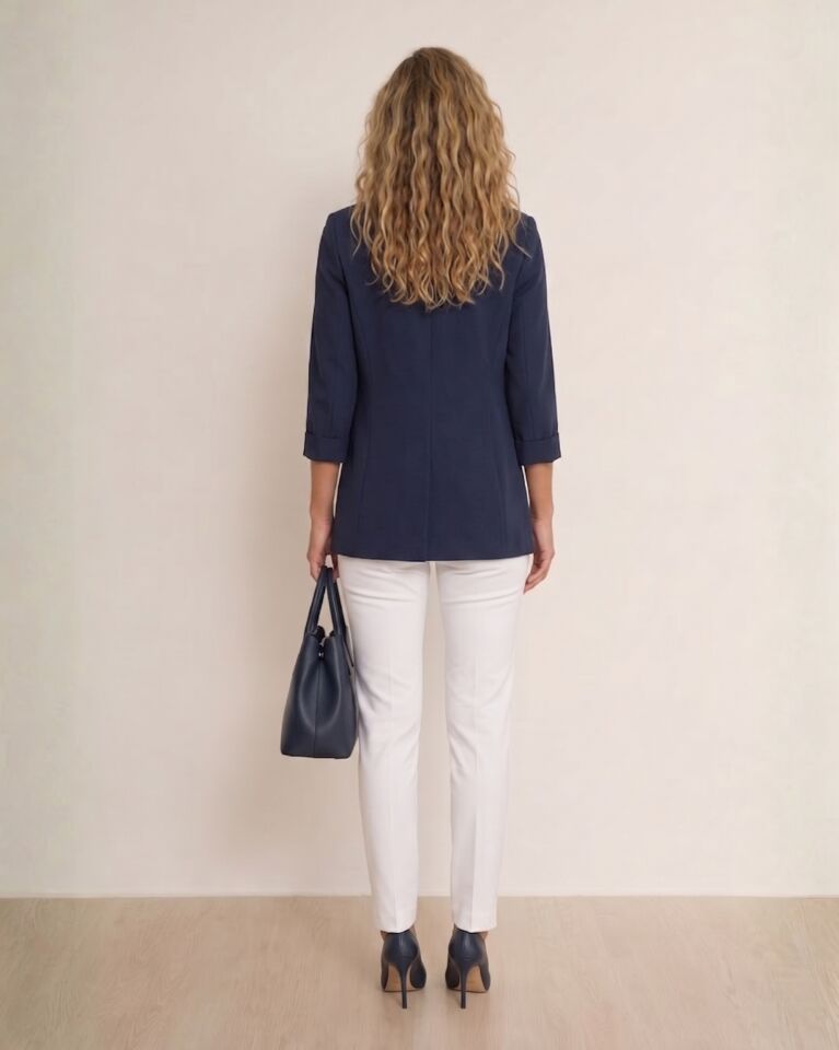 Sofia Yazlık Blazer Ceket - LACİVERT