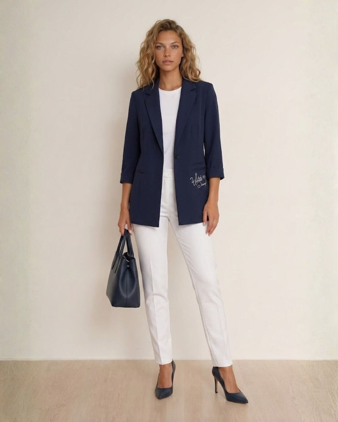 Sofia Yazlık Blazer Ceket - LACİVERT