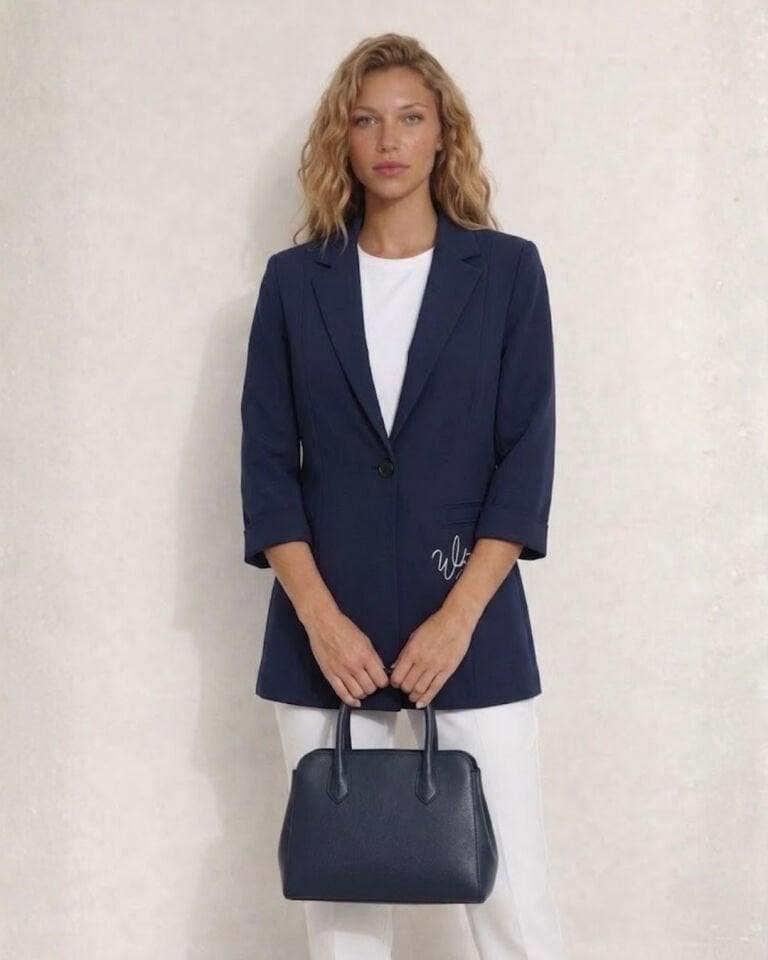 Sofia Yazlık Blazer Ceket - LACİVERT