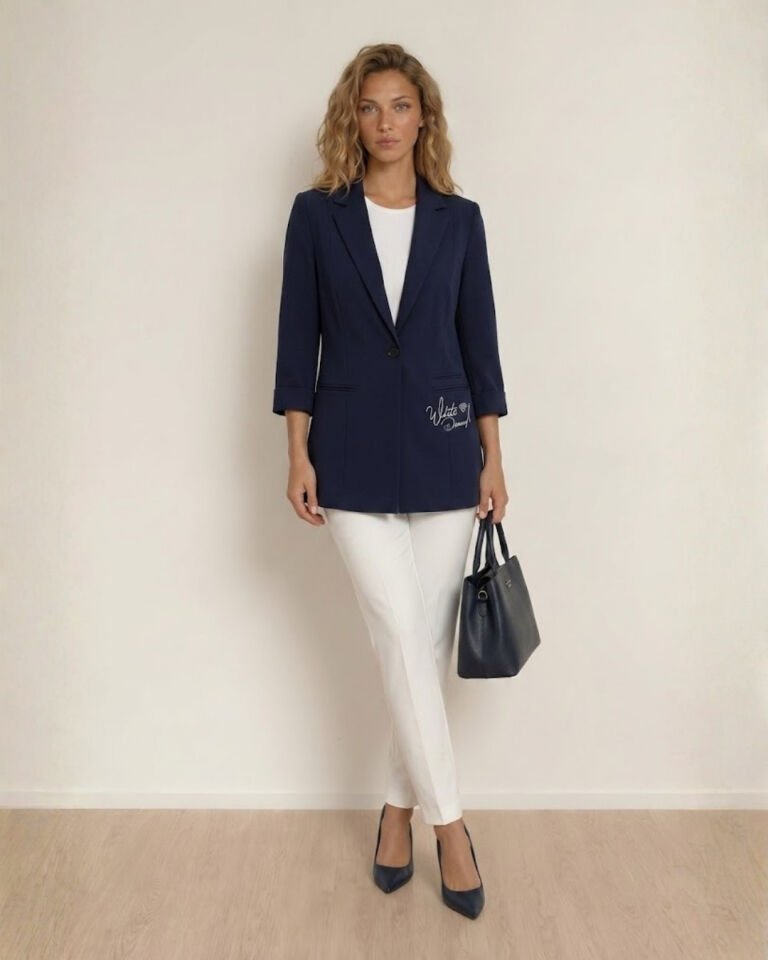 Sofia Yazlık Blazer Ceket - LACİVERT