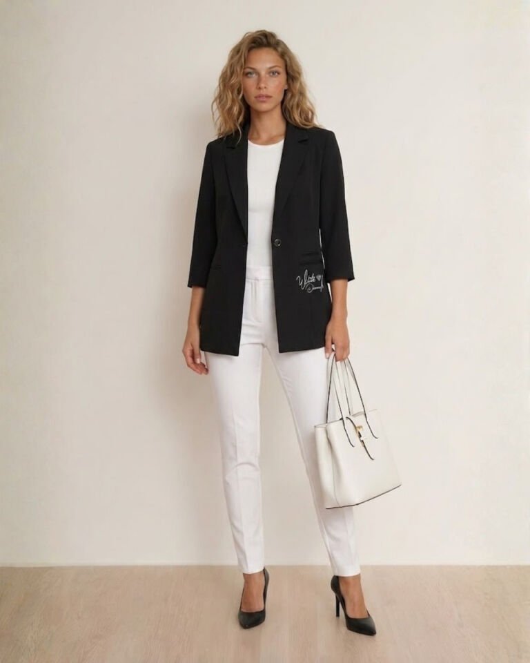 Sofia Yazlık Blazer Ceket - SİYAH