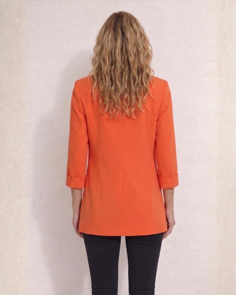 Sofia Yazlık Blazer Ceket - TURUNCU