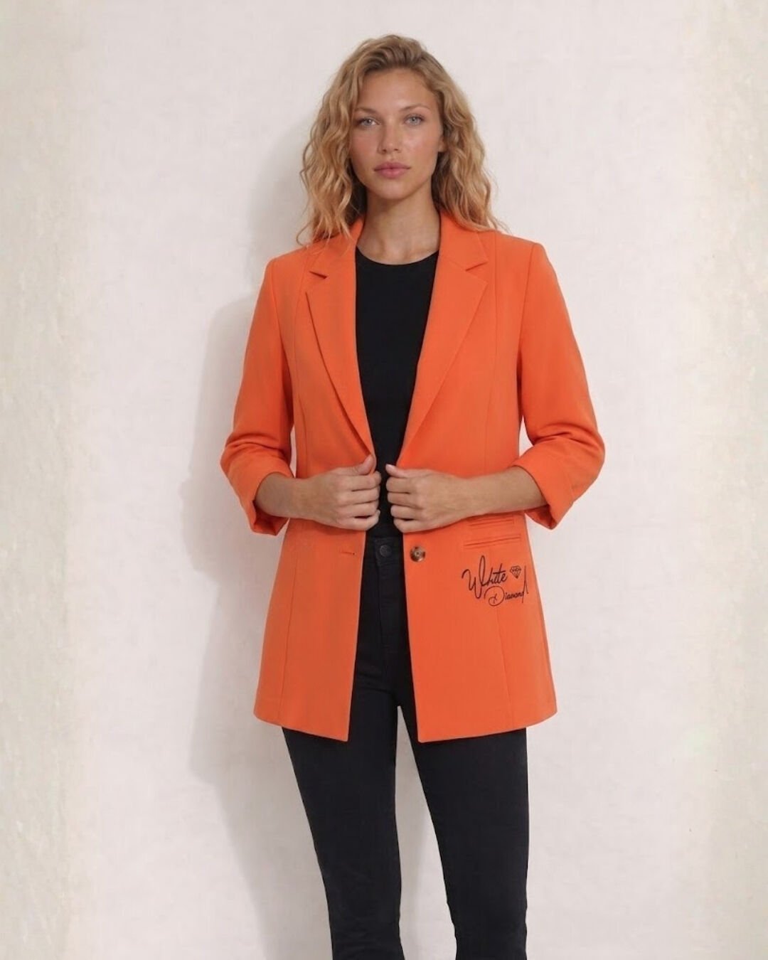 Sofia Yazlık Blazer Ceket - TURUNCU