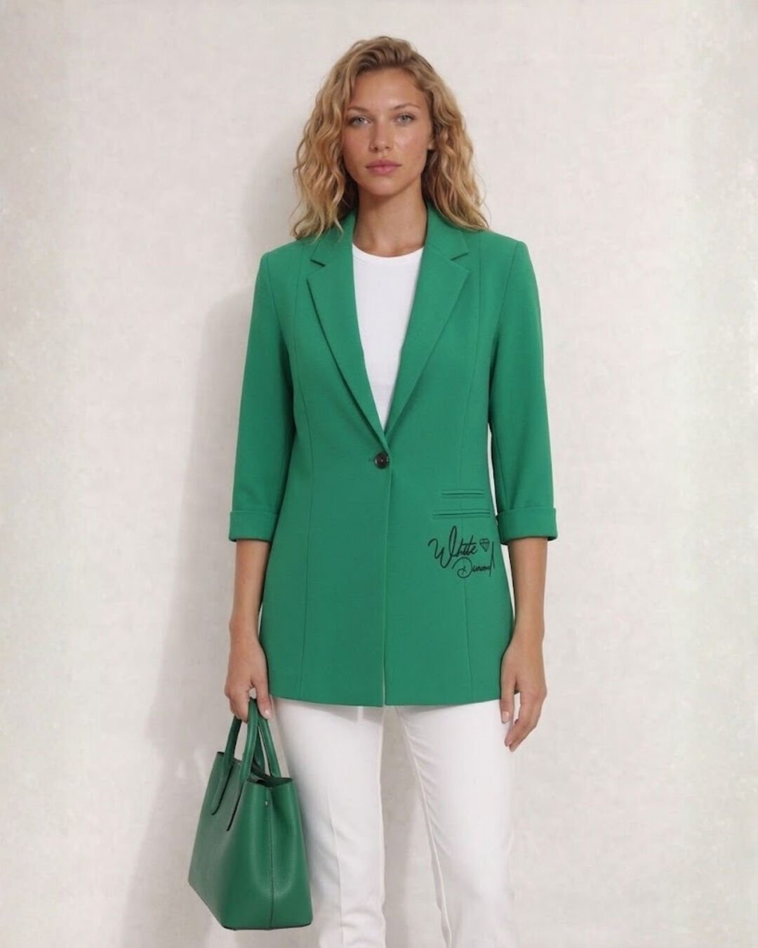 Sofia Yazlık Blazer Ceket - YEŞİL