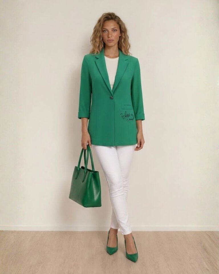 Sofia Yazlık Blazer Ceket - YEŞİL
