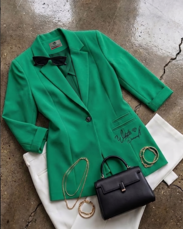 Sofia Yazlık Blazer Ceket - YEŞİL