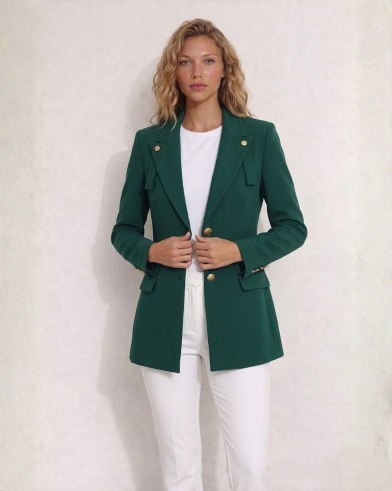 Luca Blazer Ceket - YEŞİL