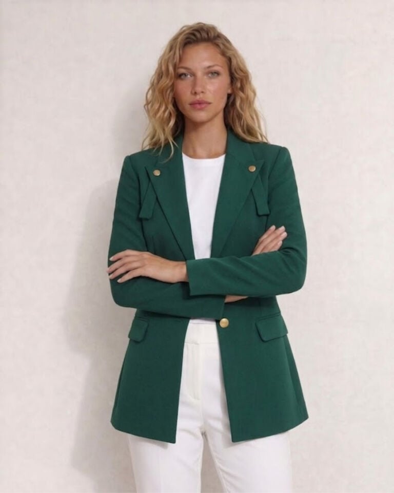 Luca Blazer Ceket - YEŞİL