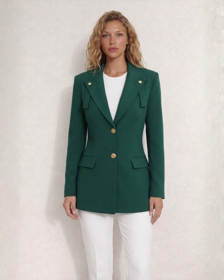Luca Blazer Ceket - YEŞİL