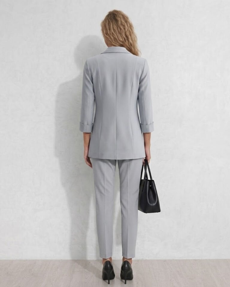 Sofia Yazlık Blazer Ceket & Pantolon Takım - GRİ